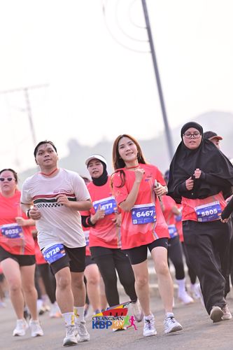 Race photo from CISANGKAN KBP CITY RUN 2025