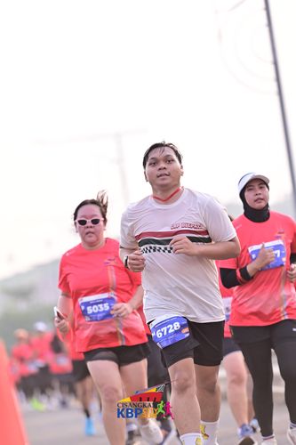 Race photo from CISANGKAN KBP CITY RUN 2025