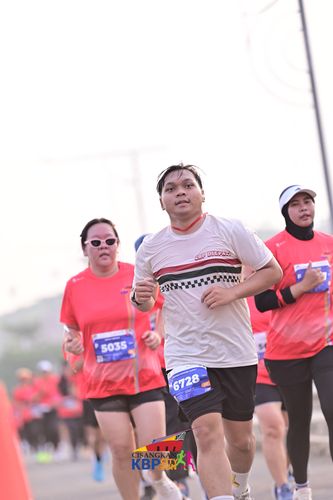 Race photo from CISANGKAN KBP CITY RUN 2025