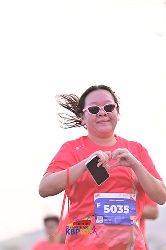 Race photo from CISANGKAN KBP CITY RUN 2025