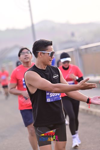 Race photo from CISANGKAN KBP CITY RUN 2025