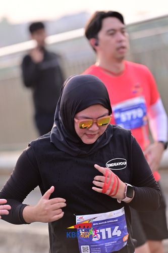 Race photo from CISANGKAN KBP CITY RUN 2025