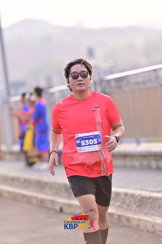 Race photo from CISANGKAN KBP CITY RUN 2025