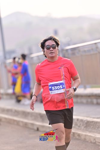 Race photo from CISANGKAN KBP CITY RUN 2025