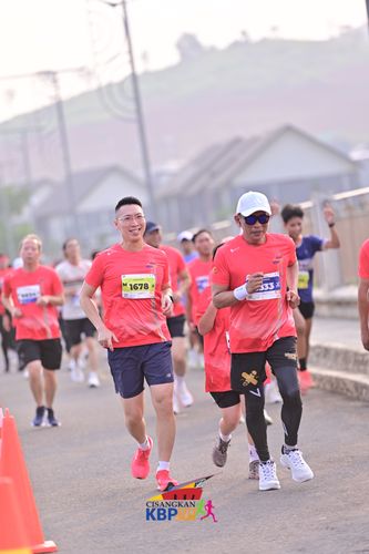 Race photo from CISANGKAN KBP CITY RUN 2025