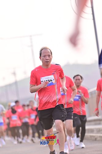 Race photo from CISANGKAN KBP CITY RUN 2025