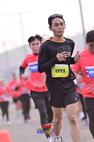 Race photo from CISANGKAN KBP CITY RUN 2025
