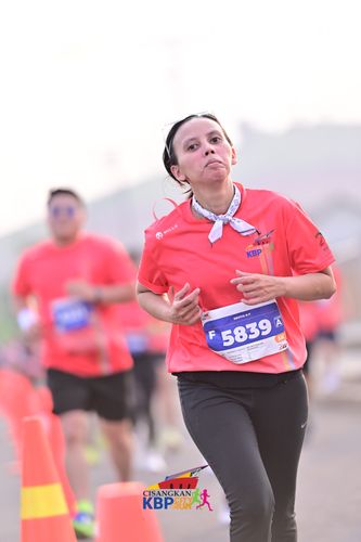 Race photo from CISANGKAN KBP CITY RUN 2025