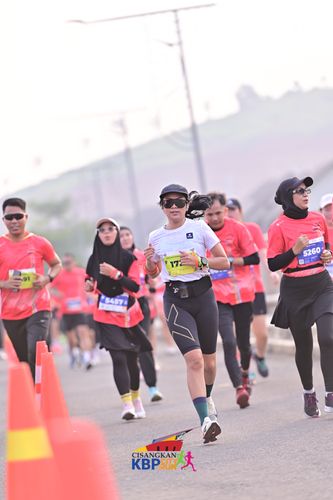 Race photo from CISANGKAN KBP CITY RUN 2025