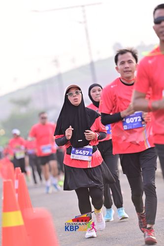Race photo from CISANGKAN KBP CITY RUN 2025