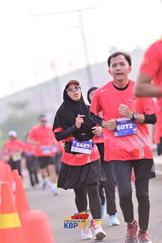 Race photo from CISANGKAN KBP CITY RUN 2025