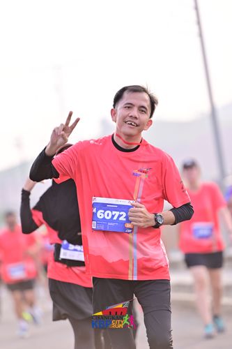 Race photo from CISANGKAN KBP CITY RUN 2025
