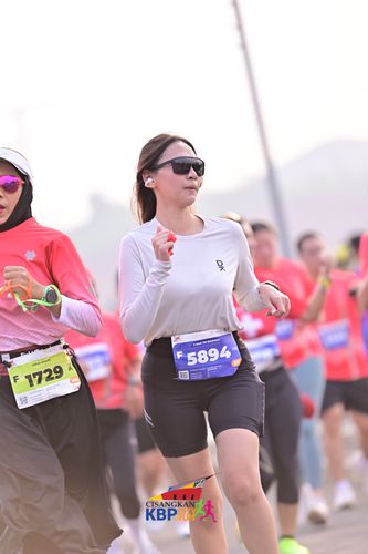 Race photo from CISANGKAN KBP CITY RUN 2025