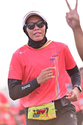 Race photo from CISANGKAN KBP CITY RUN 2025