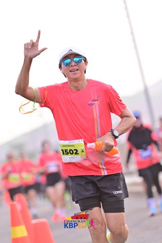 Race photo from CISANGKAN KBP CITY RUN 2025