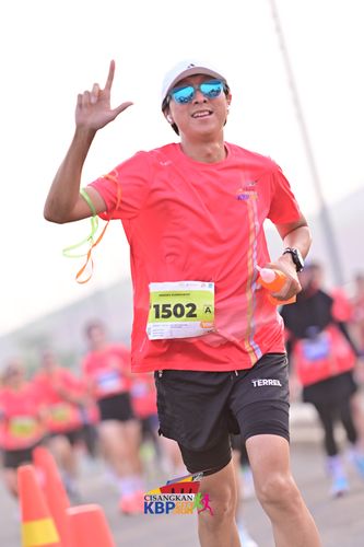 Race photo from CISANGKAN KBP CITY RUN 2025