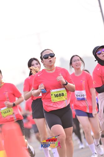 Race photo from CISANGKAN KBP CITY RUN 2025