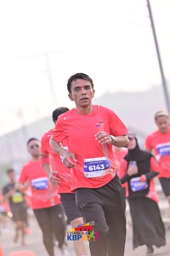 Race photo from CISANGKAN KBP CITY RUN 2025