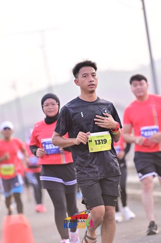 Race photo from CISANGKAN KBP CITY RUN 2025