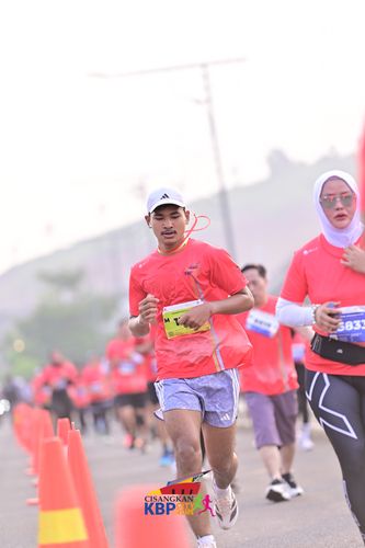 Race photo from CISANGKAN KBP CITY RUN 2025