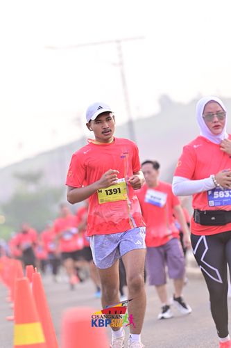 Race photo from CISANGKAN KBP CITY RUN 2025
