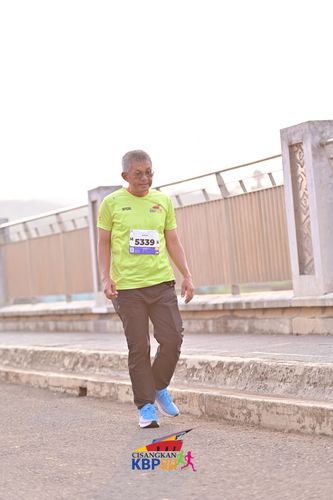 Race photo from CISANGKAN KBP CITY RUN 2025