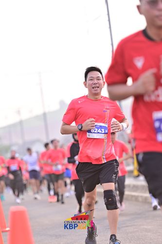 Race photo from CISANGKAN KBP CITY RUN 2025