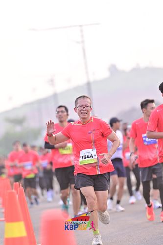 Race photo from CISANGKAN KBP CITY RUN 2025