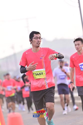 Race photo from CISANGKAN KBP CITY RUN 2025