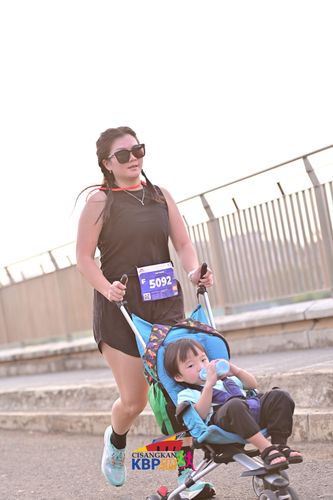 Race photo from CISANGKAN KBP CITY RUN 2025