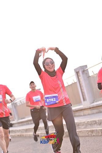 Race photo from CISANGKAN KBP CITY RUN 2025