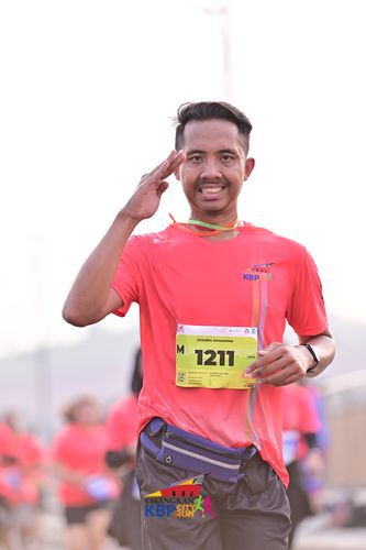 Race photo from CISANGKAN KBP CITY RUN 2025