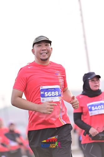 Race photo from CISANGKAN KBP CITY RUN 2025
