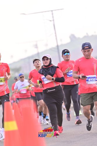 Race photo from CISANGKAN KBP CITY RUN 2025
