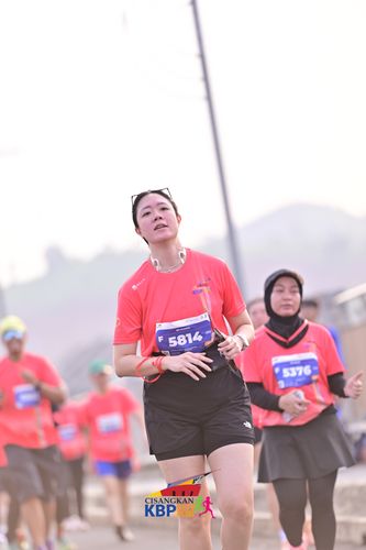 Race photo from CISANGKAN KBP CITY RUN 2025