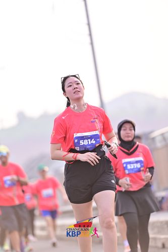 Race photo from CISANGKAN KBP CITY RUN 2025