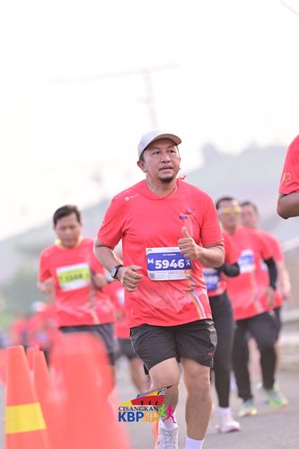 Race photo from CISANGKAN KBP CITY RUN 2025
