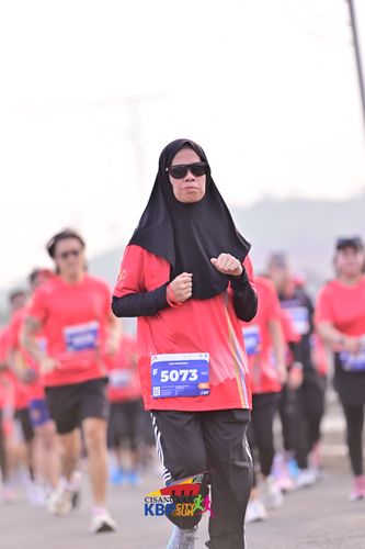 Race photo from CISANGKAN KBP CITY RUN 2025