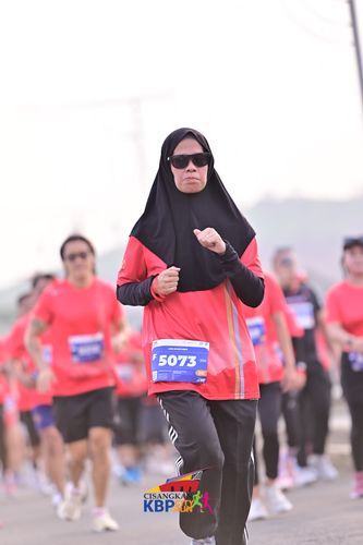 Race photo from CISANGKAN KBP CITY RUN 2025