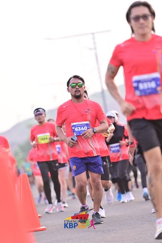 Race photo from CISANGKAN KBP CITY RUN 2025