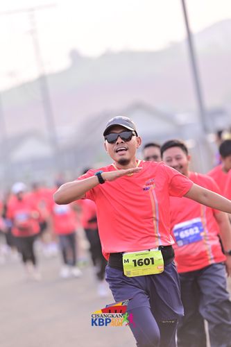 Race photo from CISANGKAN KBP CITY RUN 2025