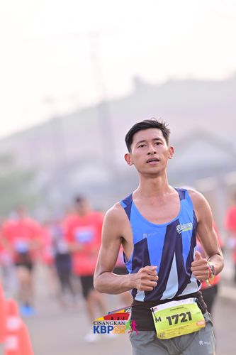 Race photo from CISANGKAN KBP CITY RUN 2025