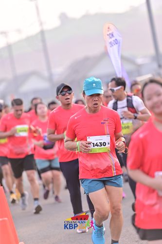 Race photo from CISANGKAN KBP CITY RUN 2025