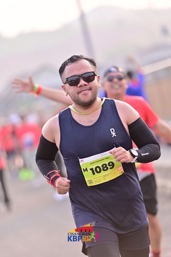 Race photo from CISANGKAN KBP CITY RUN 2025