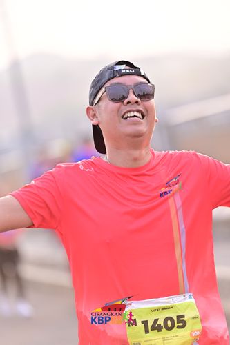 Race photo from CISANGKAN KBP CITY RUN 2025