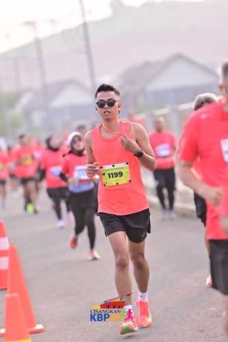 Race photo from CISANGKAN KBP CITY RUN 2025