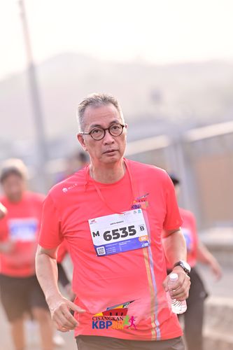 Race photo from CISANGKAN KBP CITY RUN 2025