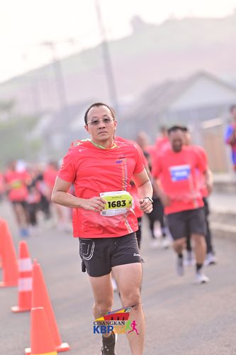 Race photo from CISANGKAN KBP CITY RUN 2025