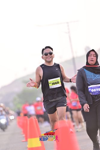 Race photo from CISANGKAN KBP CITY RUN 2025