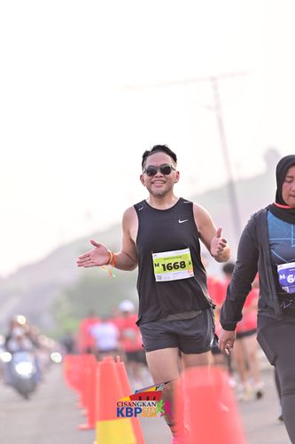 Race photo from CISANGKAN KBP CITY RUN 2025